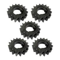 Suitable For Briggs Stratton 280104 Starter Motor Pinions Gear 16 Teeth Engine Lawn Tractor Mower Parts Black 5PCS