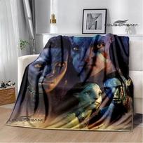Movie Avatar: The Way of Water Printed blanket Flange Warm blankets picnic blanket Home travel blanket bed linings Birthday Gift Size: 75*100cm, Weight: 230 GSM