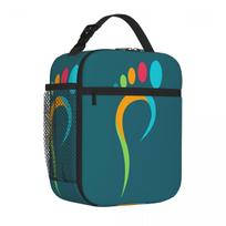 Bestselling Podology Feet Relax Simple Food Cooler Bag Bus Trip Thermal Lunch Bag One Size