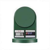 Dark Green High-Precision Portable Kitchen Scale Electronic Scale Battery Powered PP Material Household Baking Weighing Device (as the picture,5 kg&1g&22.3cm*14cm*3.7cm)