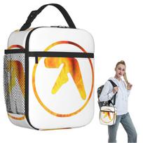 Aphex Twin Vintage Insulated Lunch Bag for Women Kids Portable Food Boxes Thermal Lunch Box Tote One Size
