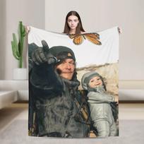 Death Stranding Game Blankets Fleece Print Multi-function Soft Throw Blanket for Bed Bedroom Quilt Size: 75*100cm, Weight: 230 GSM