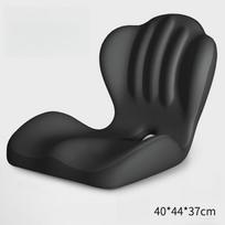 Memory Foam Integrated Back Seat Cushion Ergonomic Lumbar Support Pad For Office Car Home Use 40*44*37 (integrated pad) juoda