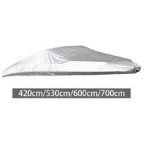 Waterproof Marine Boat Cover Premium Oxford Tarpaulin Easy Install for Open Boat Accessories Protection 17 to 19FT