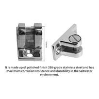 Bimini Top 90° Deck Hinge 316 Stainless Steel Marine Bimini Top Fittings Boat Accessories Marine Hardware ALS5414A