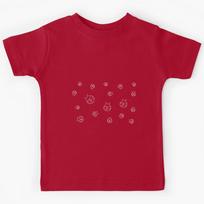 Ladybug White Art Print Kids T-Shirt 150