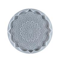 Silicone Mandala Coaster Mold Epoxy Resin Casting Molds for Home Decorations 1