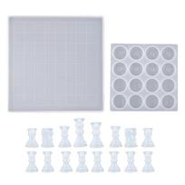Classic Checkers Board Crystal Epoxy Resin Kit for Diy Resin Mold Crafts Making 1