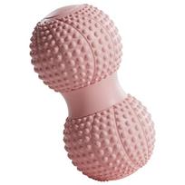 Double Ball Fascia Massage Roller Raised Point Fascia Massager  Neck Massage rožinė