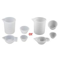 4 Pcs/Set Reusable Epoxy Resin Cups Kit for DIY Crafts,Artwork,Jewelry Casting 1 gryna