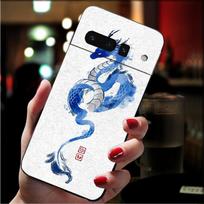 For Google Pixel 10 9 Pro XL Silicone Phone Soft Case For Google Pixel 9A 8A 7A 6A 5 Cover Shell Dragon Art Google Pixel 9 Pro