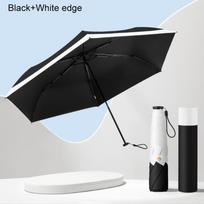 Sun and Rain Both Use Vinyl Folding Umbrella Carbon Fiber Rainy Umbrella  Outdoor Style N