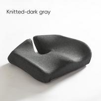 YUE RISE High Quality Ergonomic Memory Foam Chair Seat Cushions Lumbar Support Car Mat Padded Non-Slip Chair Pad 46*40*10cm tamsiai pilka spalva