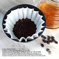 Large Capacity 40-60g Pour Over Coffee Dripper Manual Drip Coffee Filter  For Home Brewing