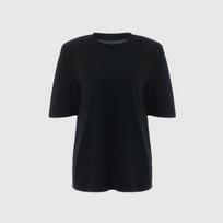 Limnic Supima Padded Shoulder T-Shirt (Black) Black/S