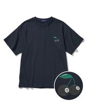 Row Lab Cherry Eightball Crack Binder Short Sleeve (Navy) S