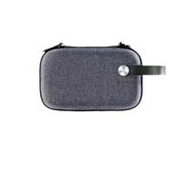Lightweight Travel Organizer Bag Durable Data Cable Organizer  Outdoor Activities pilka