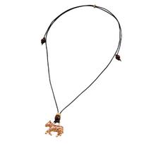 Cartoon Choker Zinc Zinc Alloy Horse Pendant Necklace Horse Year Ethnic Style Sweater Chain  Birthday Gift auksas
