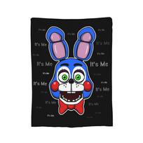FNAF At Freddys Bonnie Blankets Flannel Textile Decor Portable Soft Throw Blanket for Sofa Bedroom Rug Piece Size: 75*100cm, Weight: 230 GSM