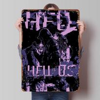 Hell Is Us Game Printed Poster Customized Wall Art Retro Vintage Metal Tin Signs for Desk Decor Gamer Room Decoration At Home 20X30CM