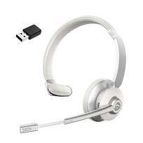 Single Ear Wireless Noise Cancelling Call Center Headphone with Microphone BT-783-D balta