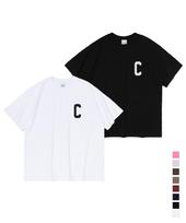 Cargo Bros [2Pack] C Logo Short Sleeve T-Shirt (8 Colors) (Type A) Black/M