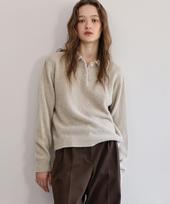 Annies Ray Boucle Knit (Beige) Beige