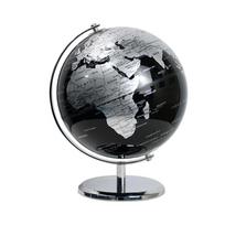 8 colių/20 cm Geografija švietimui Metalinis pasaulio žemėlapis Besisukantis Žemės rutulys Mokomasis gaublys namų biuro dekoravimui Vaikams Vaikų dovanos gray