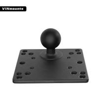VIN Mounts Wall Mount 100X100mm VESA Plate Adapter  with 1.5'' Rubber Ball Compatible with Ram Mount VIN-C-005