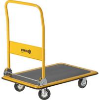 Platforminis vežimėlis 300kg, plieno, guminiai ratai, sulankstomas, transportavimo vežimėlis