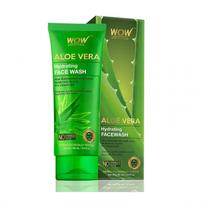 Drėkinamasis veido prausiklis su Aloe Vera (100 ml), Aloe Vera drėkinamasis veido prausiklis, WOW Skin Science