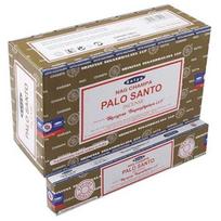 Satya Nag Champa Palo Santo smilkalų lazdelės Agarbatti 180 gramų dėžutė | 12 pakuočių po 15 gramų dėžutėje | Eksporto kokybė ruda
