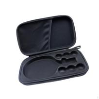Lengvas stalo teniso raketės laikymo krepšys lauko sąlygoms Black with Mesh Tray black