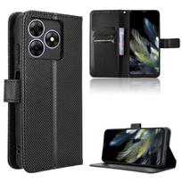 Odinis atverčiamas Blackview Oscal Flat 2 telefono dėklas [Flip Vintage Leather] Atsparus smūgiams, patvarus retro stiliaus telefono dėklas Blackview Oscal Flat 2 juoda