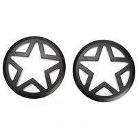 Front Fog Light Lamp Cover Protect Trim Fit for Jeep Wrangler JK & Unlimited 20072017