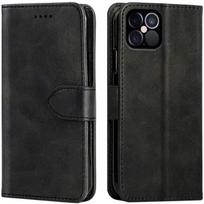 Flip Case - E.F.CONNECTION - iPhone 12 Mini - 360° Protection - Synthetic Leather - Black
