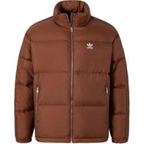 Adidas Originals ADC BRD DJ M Logo Stripe Stand Collar Warm Sports Down Jacket Unisex Jacket Dark-Brown JW1370 M brown