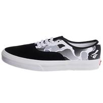 A Bathing Ape X Vans Authentic Comfortable Daily Shock Absorption Wear-Resistant Lightweight Low-Top Skate Shoes Unisex Sneakers VN0A4ODU2DS 36