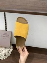 Fashion Summer women's cork clogs slippers plus size open toe flat sandals for women comfortable and non-slip 35