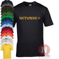 Network records t-shirt Techno dance rave music Electronica Ambient EDM M