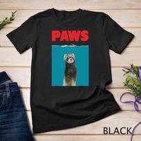 Paws Ferret Funny T-Shirt Parody - Ferret Lover Gifts Unisex T-shirt 3XL blue