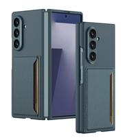 Galaxy Z Fold7 itin plono sulankstomo ekrano telefono dėklas su kortelių laikikliu Samsung Fold7