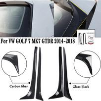 Automobilio priedai Auto stilius Galinio lango spoileris Sparnas GOLF 7 MK7 GTD R 2014 2015 2016 2017 2018 Blizgus juodas Anglies pluoštas gloss black