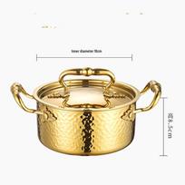 Wutuo Individual Hammered Golden Hot Pot