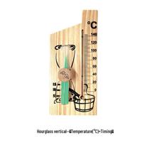 Kapa Bear Wooden Sauna Thermometer, Hygrometer & Timer Set