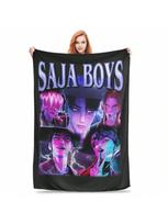 Saja   Antklodė  Flanelė Nuostabi Šilta Mesti Antklodė Lovai Svetainei Žiemai 75X95CM pilka spalva