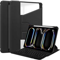 Dteck for iPad Pro 11-inch M4/M5 (2024/2025) Rotating Smart Folio Case with Auto Sleep Wake/Stand/Pencil Holder Slot/Magnetic Closure juoda