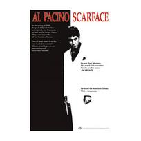 Scarface Movie Cover Maxi Poster One Size juoda/balta