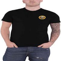 Guns N' Roses Men's Classic Logo (Back Print_Retail Pack) Slim Fit T-Shirt Black S juoda