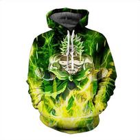 3D Super Anime Super Saiyan BROLI Printed Men's Fashion Long Sleeve Hoodie Dragon Z Pullover Sweatshirt XXS